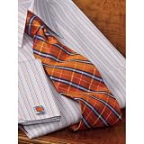 Paul Fredrick Plaid Silk Tie