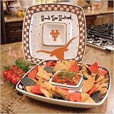 Texas Longhorns NCAA Gameday Ceramic Chip and Dip