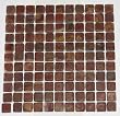 1x1 Multi Red Onyx Tumbled Mosaic Tiles Meshed on 12x12 sheets, Orders Over 5 pcs gets Free Shipping