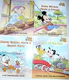Baby's First Disney 4 Books: Dopeys Bedtime, a Book About Routines / Baby Mickey Finds a Friend, a Book About Action Words / Disney Babies Have a Beach Party, a Picture-Reading Book / A Day at the Zoo, a Book About Size Relationships (Board book)