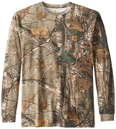 Carhartt Men's Big & Tall Long Sleeve T-Shirt,Realtree Xtra,X-Large Tall
