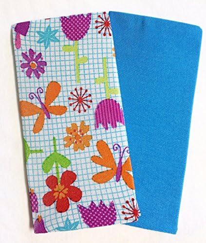 Set of 2 Stretchable Book Covers: Jumbo Size Graph Paper Doodles &amp; Blue Set (Multi-pack, 2 Sets)