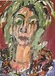 Portrait of a Lady By Janet Ament De La Roche Original Oil Painting on Canvas