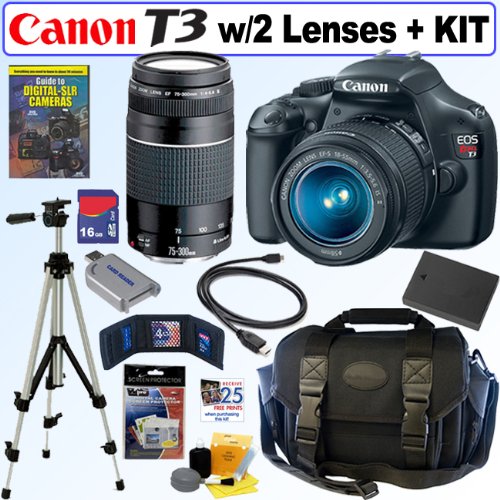 Canon EOS Rebel T3 12.2 MP CMOS Digital SLR Camera 