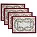 Christmas Harmony Placemat 4-pc. Set - Ecru (13x19")