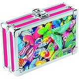Vaultz 3D Lenticular Locking Pencil Box, 5.5 x 8.25 x 2.5 Inches, Butterflies (VZ00291)