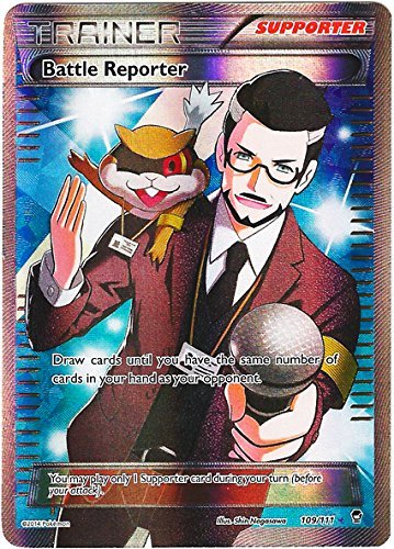 Pokemon Trainer Battle Reporter Full Art Furious Fists 111/111
