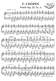 Chopin Etude Op. 25 No. 4: Instantly download and print sheet music