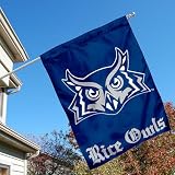 Rice University Owls House Flag