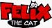 Third Party New : Felix The Cat - Logo with Words - Embroidered Iron On or Sew On Patch