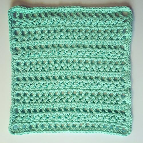 Cross Stitch Placemats. 100% Cotton Crochet. 8.75"x9". Set of 2.