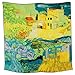 100% Luxurious Charmeuse Silk Van Gogh's Painting Collection Hand Rolled Edges Square Scarf Shawl