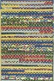 Hearth Rectangular Braided Area Rug 110x210 Wild Flower Hearth Rectangular Braided Area Rug 110x210 Wild Flower