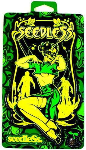 Seedless Sticker Pad, 3 Stickers, Zombie Love, 5" x 3"