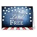 Note Card Cafe Patriotic Greeting Cards Set with Red Envelopes | 72 Pack | Blank Inside, Glossy Cover | Patriotic Phrases | For July Fourth, Christmas, Holidays, Birthdays, Thank Yous, Ceremonies