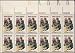 JIMMIE RODGERS ~ YODLER ~ SINGING BRAKEMAN #1755 Plate Block of 12 x 13¢ US Postage Stamps