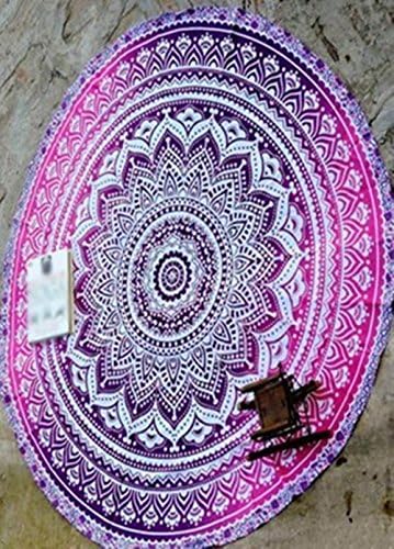 Large Indian Mandala Tapestry Hippie Hippy Wall Hanging Throw Bedspread Dorm Tapestry Decorative Wall Hanging , Picnic Beach Sheet Coverlet (Red)