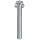 Grade 5 Steel Serrated Flange Bolt, Zinc Plated Finish, Hex Head, UNC Threads, Hex Head, Meets IFI-111 (2002)/SAE J429 (1999)/ASTM B633 Specifications, 3/8"-16 Thread Size, 1-1/4" Length, Fully Threaded, Pack Of 25