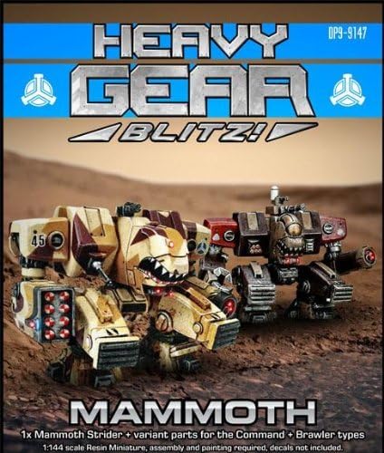 Heavy Gear: North Mammoth Strider Custom Pack