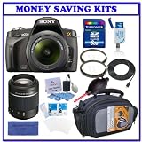 61FhDgUco8L. SL160  Sony Alpha A230 Digital SLR with 18 55mm & 55 200mm Lens  55mm UV Protective Starter Kit