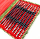 eeldog 篆刻刀 テン刻 石彫 専用 彫刻刀 セット (10本セット)