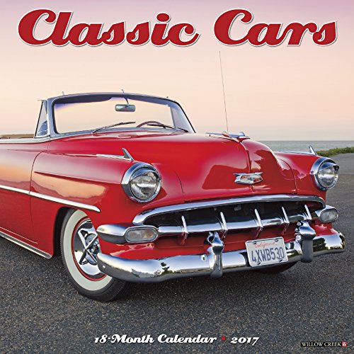 2017 Classic Cars Mini Wall Calendar