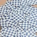 Sequin Blue Silver Houndstooth Pattern Metallic Square Diamond 1.5 inches Couture Loose Paillettes