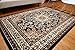 Generations New Oriental Traditional Isfahan Persian Area Rugs Rug 8023black 9' x 12'5