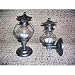 Pair of Convertable Lantern Candle Holders with Scalloped Top
