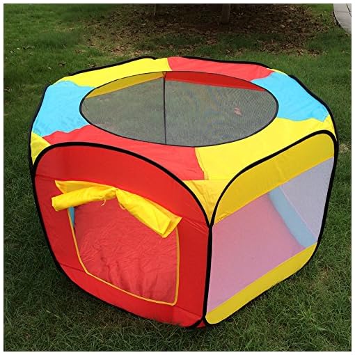 Kiddey Ball Pit Play Tent for Kids 6Sided Ball Pit for Kids Toddlers