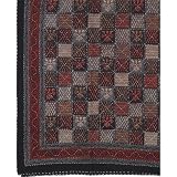 Bedroom Accessories Block Print Cotton Bedcover Size Twin (bscov365) ~ ShalinIndia