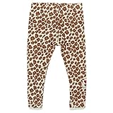 CHILD CHAMP(チャイルド チャンプ) スラブストレッチ天竺長丈レギンス 130cm/ヒョウ柄ブラウン NO.C-86143304