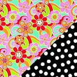 The Gift Wrap Company Florapalooza Double-Sided Deluxe Gift Wrapping Paper, 30-Inches Wide x 5 Feet Long, 12-Count Packages