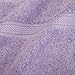 Superior Egyptian Cotton Pile Hand Towel Set of 4, Ultra Soft Luxury Towels, Thick Plush Essentials, Absorbent Heavyweight, Guest Bath, Hotel, Spa, Home Bathroom, Shower Basics, Purple