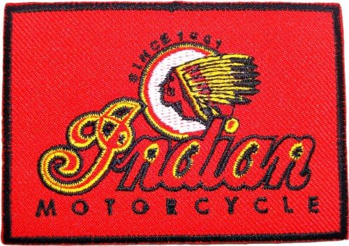 INDIAN Motorcycles Old Vintage Bikes Red Label Shirts BI03 Patches