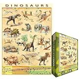 Jigsaw Puzzle, Dinosaurs, 19.25 in X 26.5 in