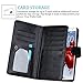 TabPow LG G4 Case, LG G4 Wallet Case, [Wallet Case] 9 Card Holder [Detachable Wallet Folio] Black PU Leather Flip Case with Lanyard Strap for LG G4