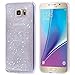 Samsung Galaxy Note 5 Case, FLOVEME [Back Series] Premium Ultra Thin Glitter Sparkle Stars Silicone Gel Rubber Slim Cover for Samsung Galaxy Note 5 - Silver
