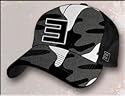 Eminem - Backwards E Logo on Camoflauge Black / White / Gray Baseball Hat / Cap