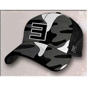 Eminem - Backwards E Logo on Camoflauge Black / White / Gray Baseball Hat / Cap