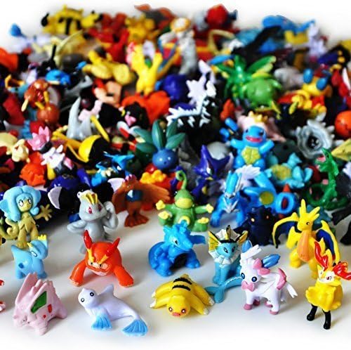 Idesire Lots 144pcs Pokemon Pikachu Monster Action Figures Multicolor 2-3CM by Idesire