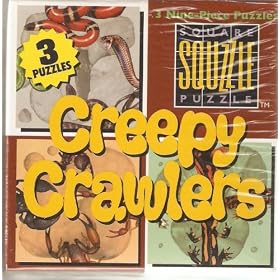 Creepy Crawlers Squzzle Puzzle 3 x 9pc by MindWare
