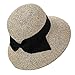 Comhats Sun Hat for Women Summer Beach Wide Brim Foldable UPF 50+ UV Floppy Packable Coffee Sunhat