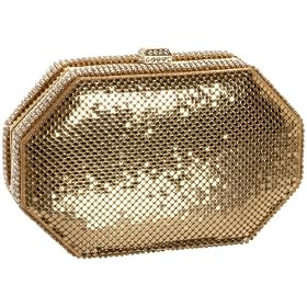 Whiting & Davis Crystal Octagon Minaudiere
