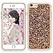 iPhone 6 / 6S Case, Cellularvilla [Slim Fit] Luxury Bling Jewel Rock Crystal Rhinestone Diamond Case [Shockproof] Dual Layer Protective Cover for Apple iPhone 6 / iPhone 6S 4.7 inch (Hot Pink Gold)
