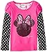 Disney Girls' Long Sleeve Minnie T-Shirt
