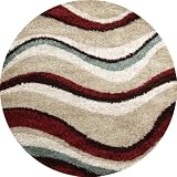 Universal Rugs 106050 Multi 6 Round Area Rug, 5-Feet 3-Inch Round