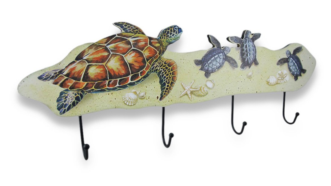 Turtle Wall Hooks Sea Beach Décor Ideas · Decorative Wall Hooks
