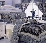 Review Bed Linens Online Queen / New Queen Size Snow Tiger Exotic Print Patterns 7Pc Luxury Patchwork Comforter Set