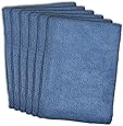 DII Kitchen Millennium Cleaning, Washing, Drying, Ultra Absorbent, Microfiber Dish Towel, 16x19" (Set of 6) - Blue